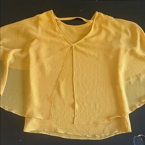 Elegant Yellow Blouse